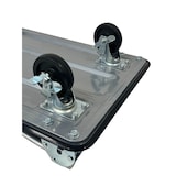 thumbnail of METRO Professional Platformwagen / transportwagen, 47,5 x 73,5 x 82 cm, opvouwbaar, tot 150 KG, ergonomische handgreep, met remmen, zilver / zwart