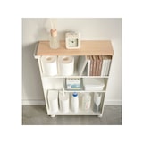 thumbnail of Yamazaki Home Badregal Badwagen Regal Metall Ablage weiß modern mit Rollen Tower 04306