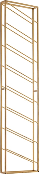 thumbnail of Weinregal Wand Metall Gold 36x150x8 cm Groß für 8 Flaschen, Design Wandregal für die Küche, Flaschenregal Hängend Schmal
