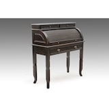 thumbnail of SIT Möbel secretaire met rolluik | Acaciahout antiek afwerking | 4 laden, 5 vakken | B 100 x D 41 x H 106 cm | 09840-30 | Serie SAMBA