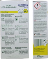 thumbnail of HEITMANN Reine Citronensäure Pulver 350g