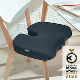 thumbnail of Leitz Ergo Cosy Ergonomisches Sitzkissen 5284 Schaumstoff Waschbar 455 x 75 x 355 mm Grau
