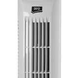 thumbnail of aro Turmventilator TF800, Metall / Kunststoff, 22.5 x 22.5 x 80 cm, 45 W, 3 Geschwindigkeiten, Oszillationsfunktion, weiß
