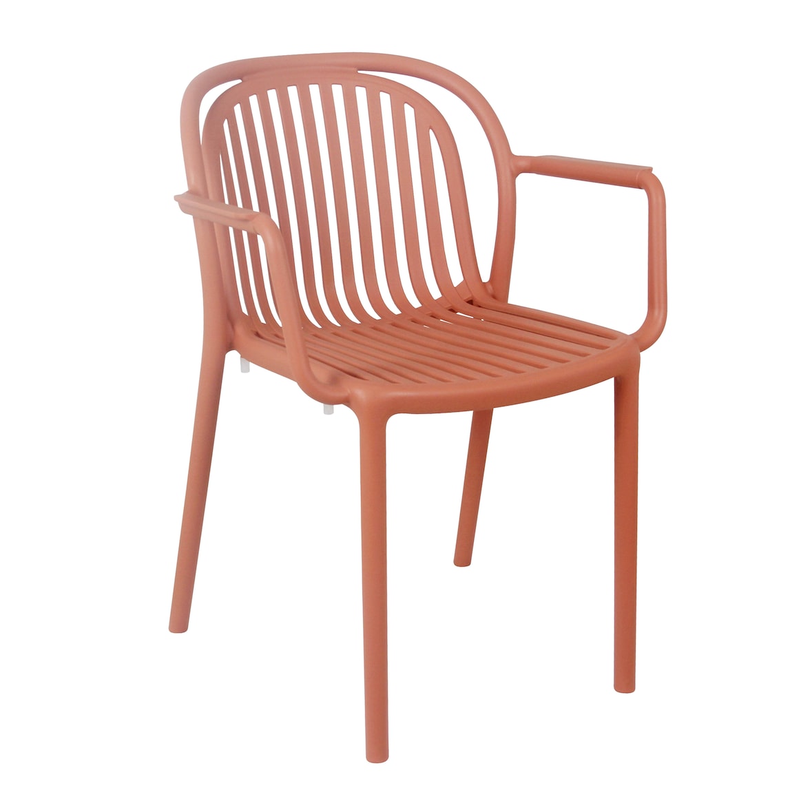 Fauteuil de terrasse terracotta