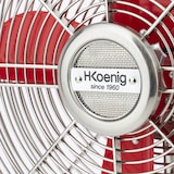thumbnail of Ventilatore H.Koenig JOE50 ROSSO, design retrò, pratico, 400 W