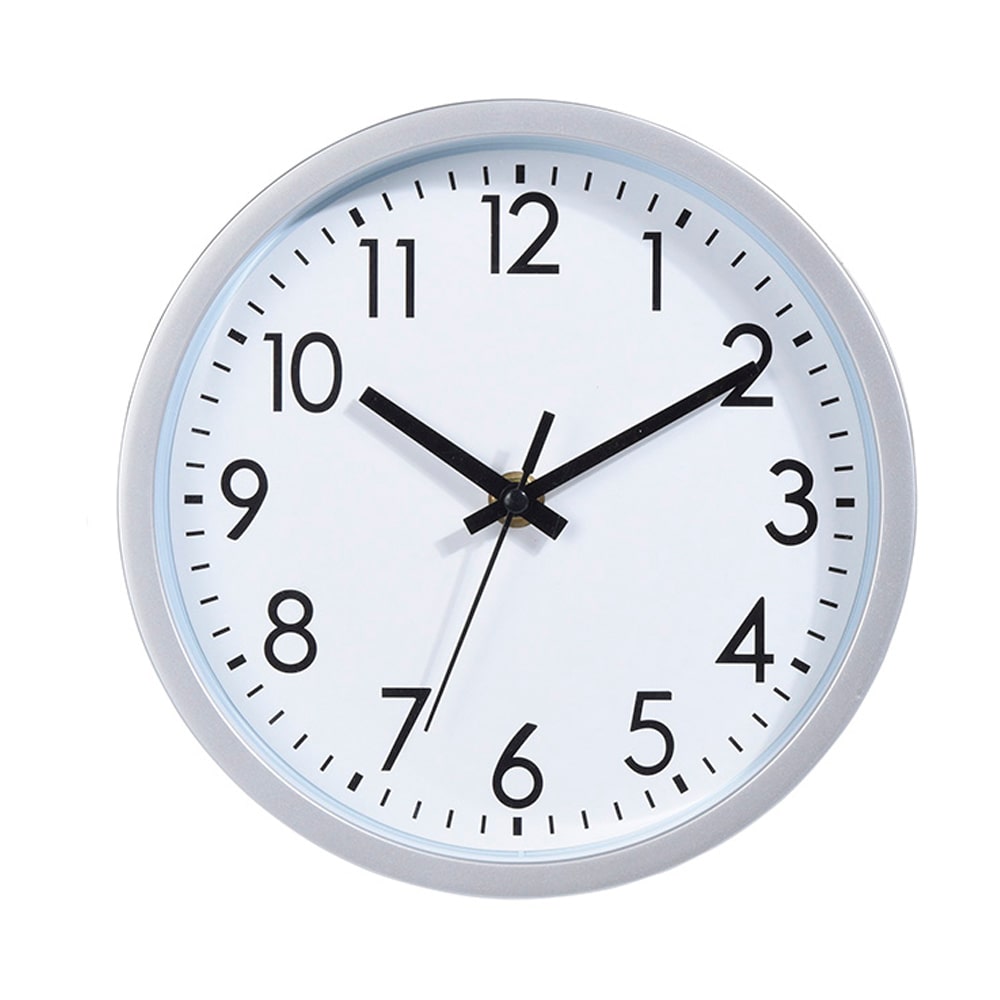 Reloj De Pared Redondo Colores Surtidos Con Fondo Blanco Ø20Cm X3,8Cm