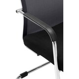 thumbnail of Besucherstuhl DAKAR - Kunstleder Schwarz 54x65x107 cm | Besucherstühle Konferenzstuhl Wartezimmerstuhl Bürostühle Bürostuhl Konferenzraum Wartezimmer