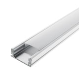 thumbnail of 2m Aluprofile Alu Schiene Leiste Profil LED Kanal Deckenanbringung für LED Strip Profil mit Milchglas Abdeckung