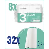 thumbnail of Küchentücher RECYCLING: 32 Rollen á 64 Blatt, 3-lagig. 100% Recycling, saugstarkes Küchenpapier