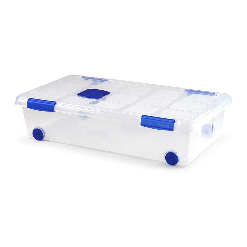 Caixa de arrumação 30 litros transparente