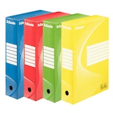thumbnail of Esselte Boxy Color Scatola Archivio, Dim. 25 x 35 x 8 cm, per Documenti Formato A4, 25 Confezioni da 4 Pezzi, Colori Assortiti, 128409