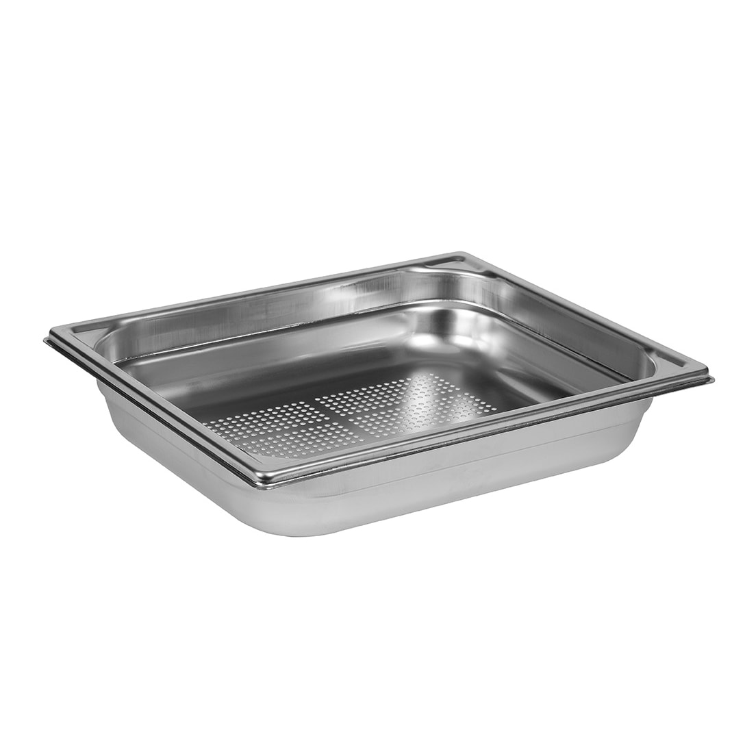 Bourgeat Bac gastro inox GN 1/2 H.6.5 cm perforé sans anses Bourgeat - 743406