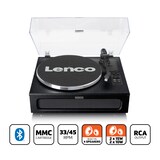 thumbnail of Lenco LS-430BK - Plattenspieler mit 4 eingebauten Lautsprechern - 40 Watt RMS - Bluetooth® - Kunstleder Schwarz