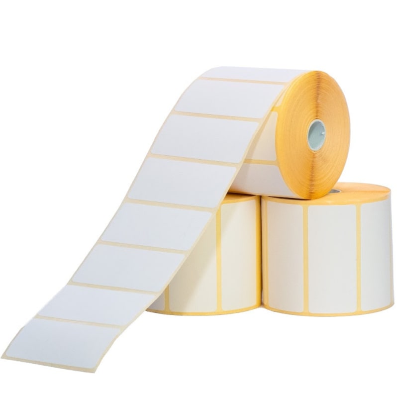 Rollo de etiquetas térmicas ZINTA 55x25mm, 1000 etiquetas/rollo