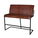 thumbnail of Banquette haute cuir 120cm assise 75cm