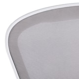 thumbnail of ZIK Cadeira de escritório ergonómica com apoio lombar e apoios para os braços, giratória - Branca