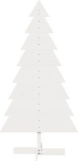 thumbnail of vidaXL Weihnachtsbaum zum Schmücken Weiß 150 cm Massivholz Kiefer