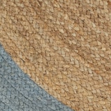 thumbnail of vidaXL Teppich Handgefertigt Jute mit Olivgrünem Rand 150 cm