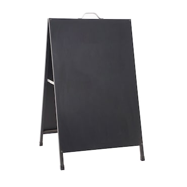 Danieli - Lavagna Magnetica Autoportante Da Esterno Dimensioni 60x90cm. Espositore per esterni Con Pannello Magnetico e Scrivibile (Nero)