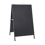thumbnail of Danieli Store | Pizarra magnética autoportante de exterior | Dimensiones 60 x 90 cm. | Caballete publicitario con asa para ofertas y menú | Negro