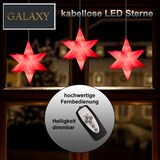 thumbnail of Galaxy - schwebende LED Sterne rot