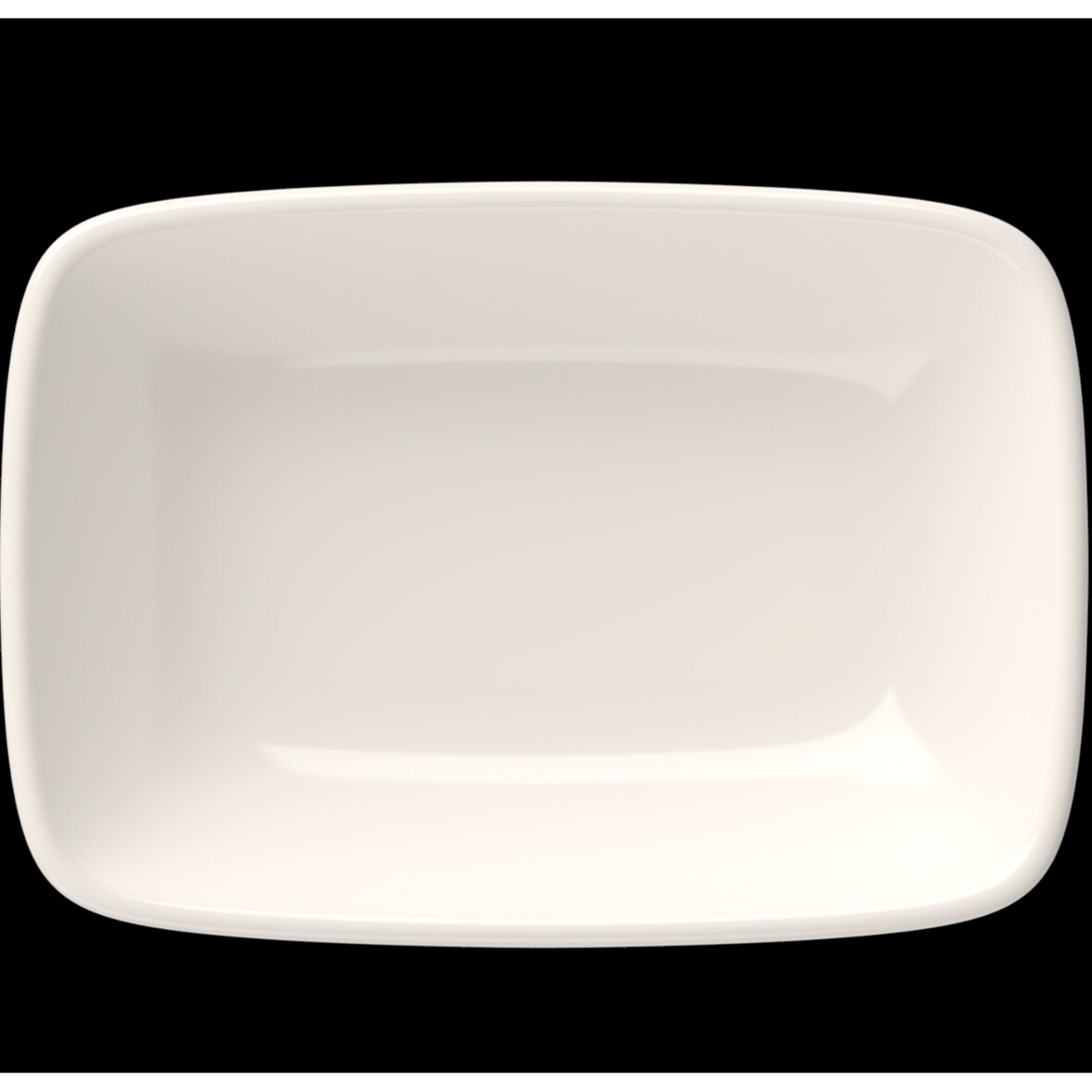 IDFine-Quadro-white Rechteck -Platte 13 cm 12 Stück