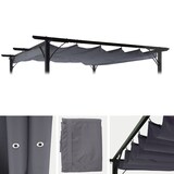 thumbnail of BERLINLODGE Ersatzbezug | BxT  320x250cm | für Dach Pergola Pavillon 3x3m | Grau