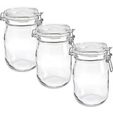 thumbnail of Weckpot - Voorraadpot - Transparant - 1 Liter - 3 stuks