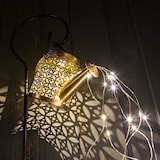 thumbnail of LED Solar Giesskanne Gartenlichterkette, Metall