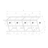 thumbnail of VCM  Floka  H. 180 x B. 60 x T. 35 cm