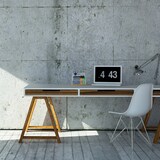 thumbnail of Relaxdays Briefhalter, Metall & Bambus, 3 Fächer, HBT: 15x18,5x10 cm, Schreibtisch Briefablage, Briefständer, weiß/natur