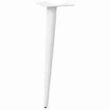 thumbnail of vidaXL Couchtischbeine Konische Form 4 Stk. Weiß 30-31 cm Stahl