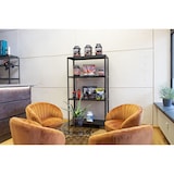 thumbnail of Etagère Métallique Emboîtable 4 tablettes 60 kg de charge par niveau 180 x 80 x 40 cm noir-structure