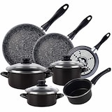 thumbnail of Magefesa Trem Cozinha Indução 10 Peças, anti-aderente sem PFOA, Todos os Fogões Preto MAG-KENIABATST