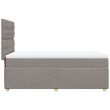 thumbnail of vidaXL Boxspringbett mit Matratze Taupe 90x200 cm Stoff