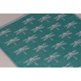 thumbnail of DoubleDry Theedoeken en Keukenhanddoeken Set 12 st - 100% katoen - smaragdlibel, groenblauw