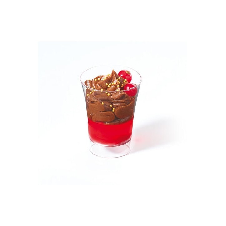Verrine jetable plastique conique 60ml par 360