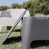 thumbnail of Tavolino da giardino 59x 39x 36cm Antracite Con coperchio Esterno / Interno TOOMAX