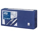 thumbnail of 4x Tork Soft Lunchserviette dunkelblau 33 x 33 cm 1/4 Falz