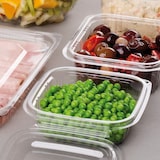 thumbnail of Metro Professional Vaschetta ovale in PET con coperchio incernierato 250 cc transparent - (1 cf x 100 pz)