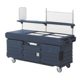 thumbnail of Chariot Camkiosk avec 4 cuves pour bacs GN - 216 x 85 x 179 cm - Cambro
