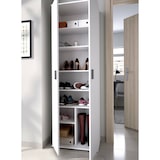 thumbnail of Dmora Armadio multiuso Suretta, Mobile multifunzione portaoggetti, Guardaroba a 2 ante, 61x35h190 cm, Bianco