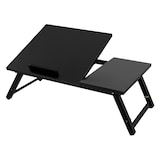 thumbnail of ML-Design Laptoptisch Bett/Sofa Schwarz Bambus höhenverstellbar klappbar Schublade Laptopständer Betttisch Knietisch