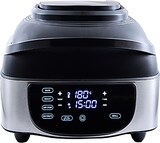 thumbnail of Robot de cocina, Grill Eléctrico sin Humo, Freidora de aire, Horno y Deshidratador de Alimentos 7 L y 1800 W MasterPRO Smokeless Grill