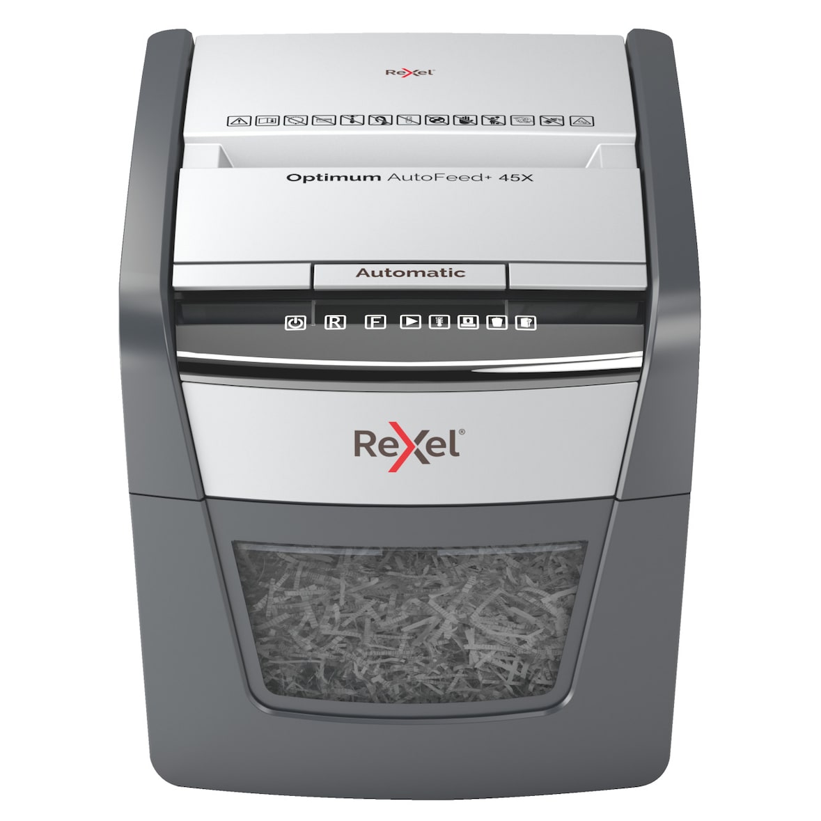REXEL Aktenvernichter Optimum AutoFeed 45X, 4 x 28 mm