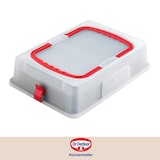 thumbnail of Dr Oetker rechteck Springform mit Haube eckiges Kuchenblech 38x25cm
