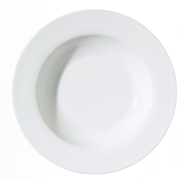 METRO Professional Plato hondo Fine Dining, porcelana, Ø 21,5 cm, blanco, 6 unidades