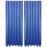 thumbnail of 2er Set Dekoschal Ellen,Universalband, inkl. Raffhalter 140 x 145 cm blau - royalblau