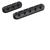thumbnail of Kabelclips Kabelhalter Kable Management Schreibtisch Auto TV PC Laptop Home Office 3er Set schwarz  1 Stück