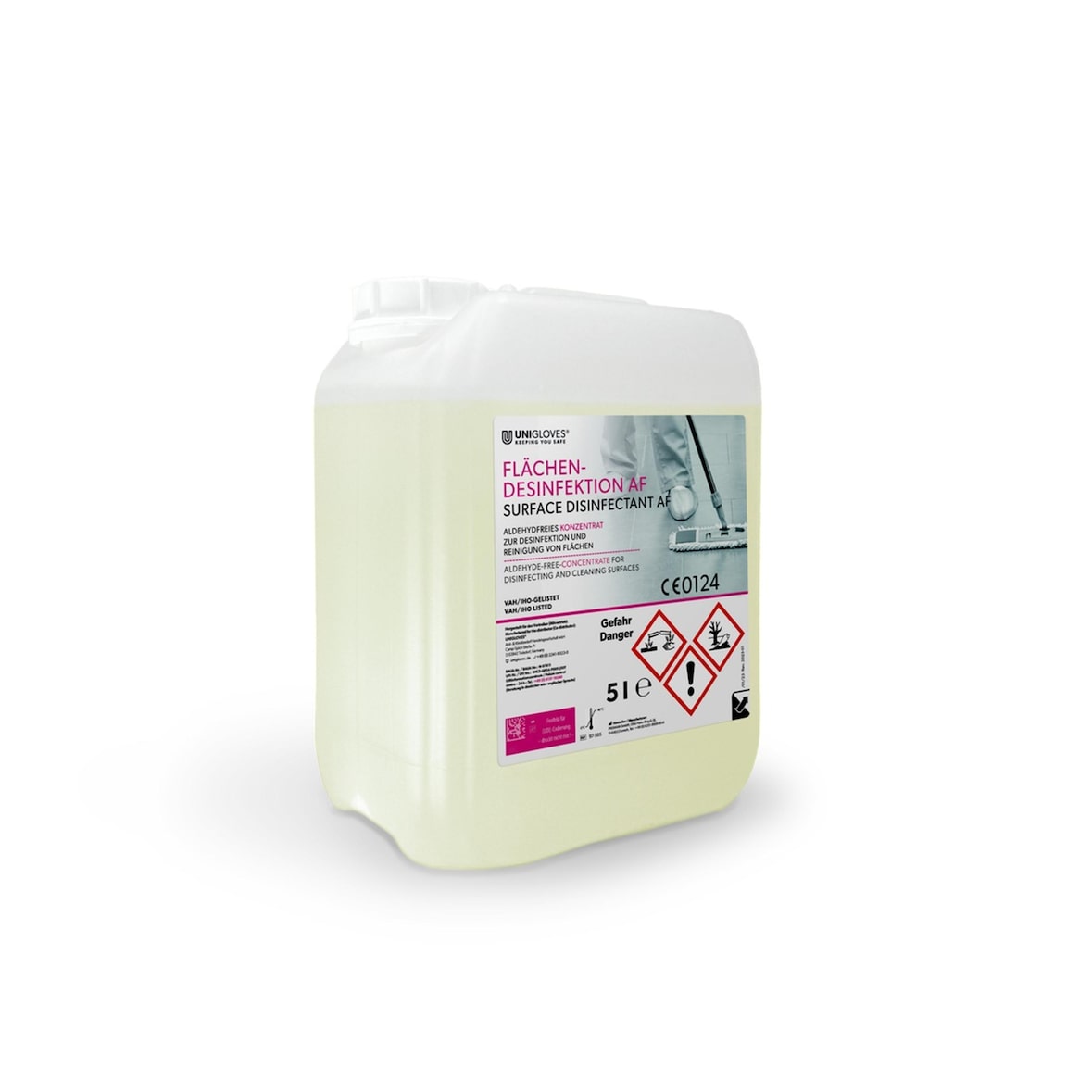 UNIGLOVES Flächendesinfektion AF - 1 x 5 Liter Kanister